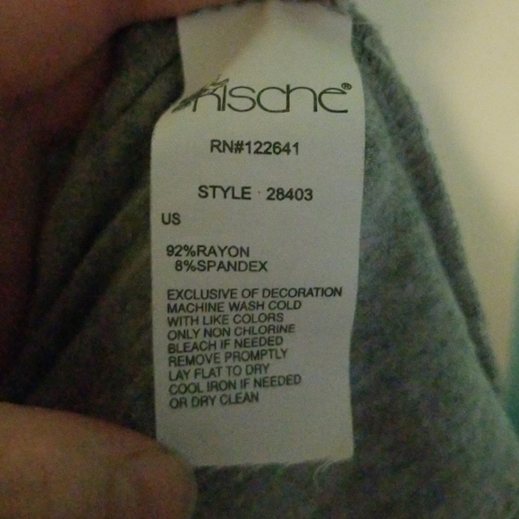 Kische Turkish soft grey shrug cardigan XL - Picture 4 of 4